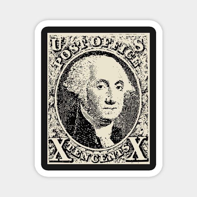 First George Washington Stamp Magnet by jw608