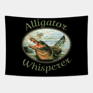 Alligator Whisperer Tapestry