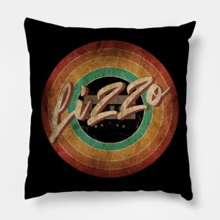 Lizzo Vintage Circle Art Pillow