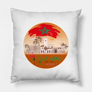 Morocco holidays Pillow