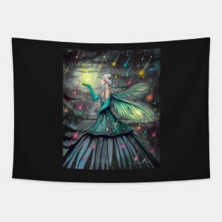 Star Showers Fairy Fantasy Artwork by Molly Harrison Tapestry