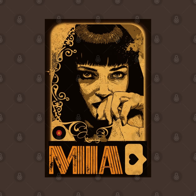 Mia W. Vintage Ticket by CTShirts