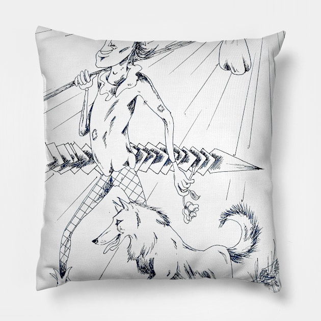 The Fool Pillow by azbaelus