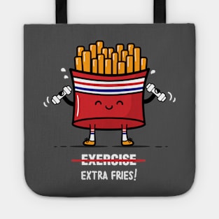 Exercise Extra Fries Tote