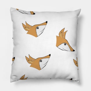 Fox Pattern Pillow