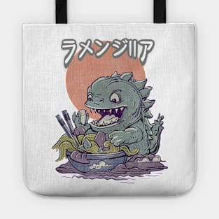 GODZILLA, RAMEN AND NORI Tote