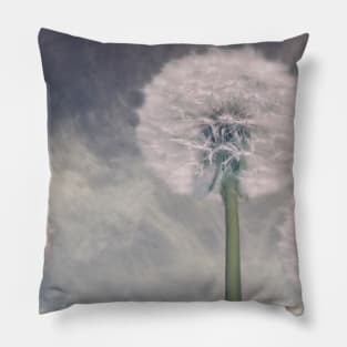 Landscape with dandelions Pillow