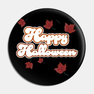 Happy Halloween Logo Pin