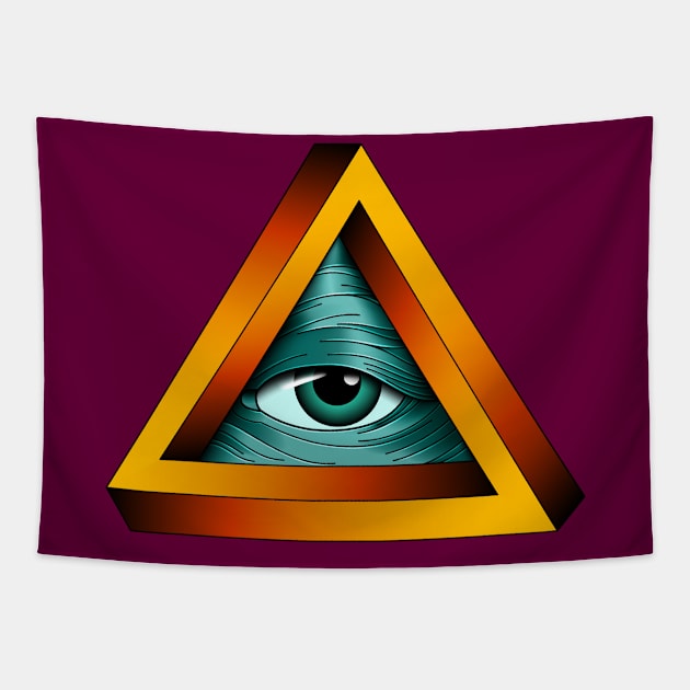 All-Seeing Eye Tapestry by OldSalt