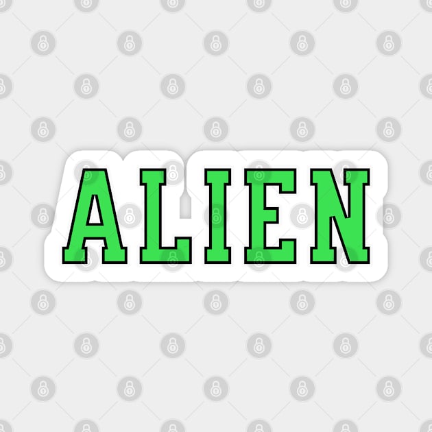 Alien University Text Magnet by H. R. Sinclair