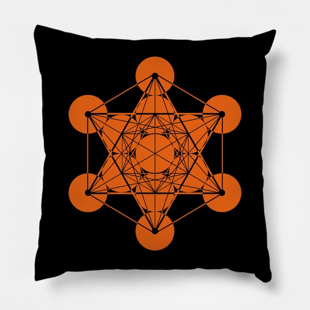 Metatron's Cube Pillow by urrin DESIGN