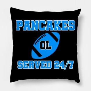 O-Line Pancakes Served 24/7 American Football Pillow