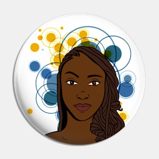 Black Beauty - Dreadlocks Pin