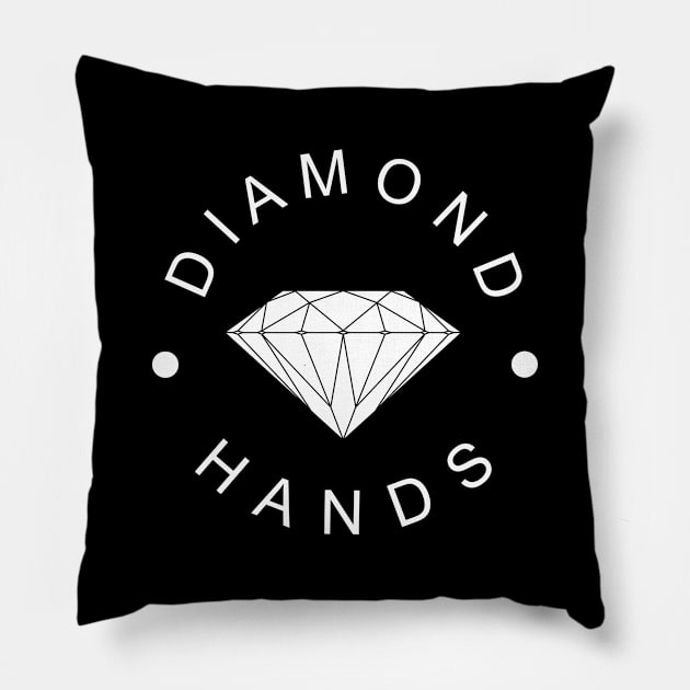 Diamond Hands - Wallstreetbets Reddit WSB Stock Market Pillow by Tesla