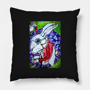 White Rabbit Pillow