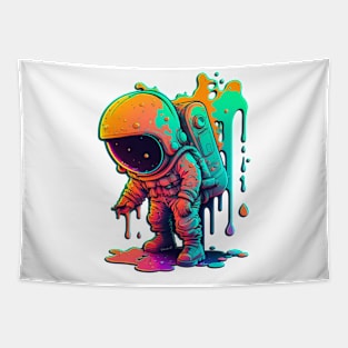 Colorful Astronaut Sticker #6 Tapestry