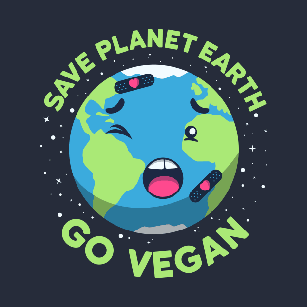 Save The Planet Earth Go Vegan by khani
