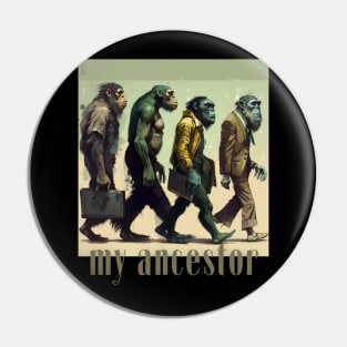 My Ancestor Monkey Pin