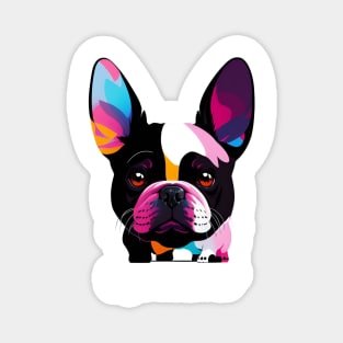 A cute French bulldog Magnet