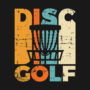 Retro Disc Golf Vintage Ultimate Frisbee T-Shirt