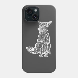 Clever Coyote Hipster Phone Case