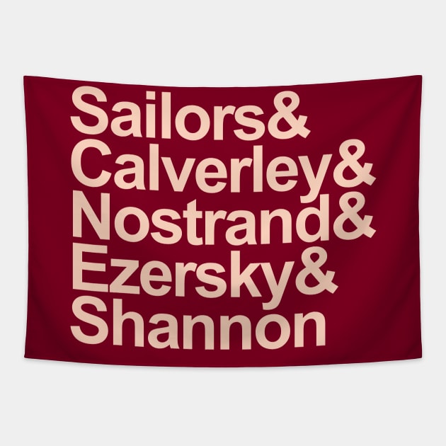 1947-48 Providence Steamrollers List, Pink Tapestry by Niemand