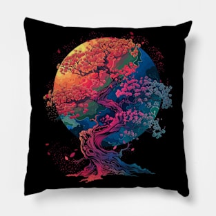 Cherry Blossoms Japanese Flower Aesthetic Art Sakura Pillow