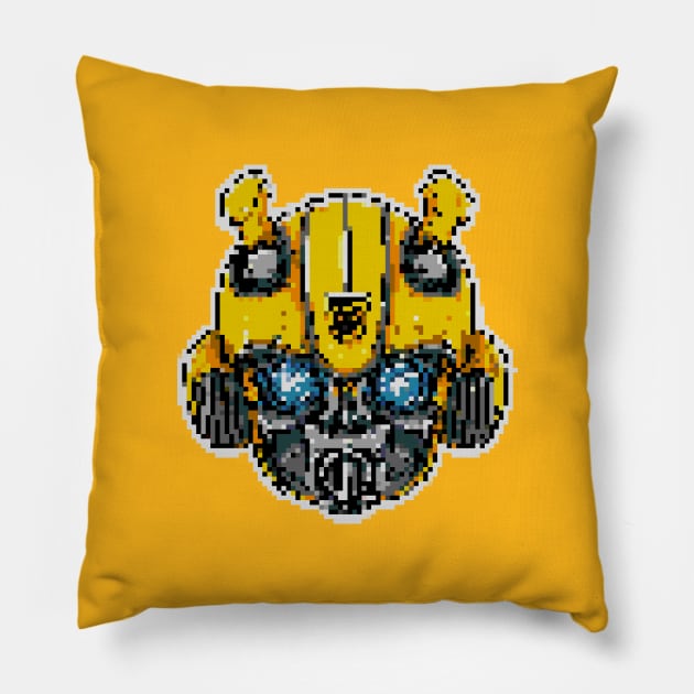 Bee 8bit Style Pillow by rollout578