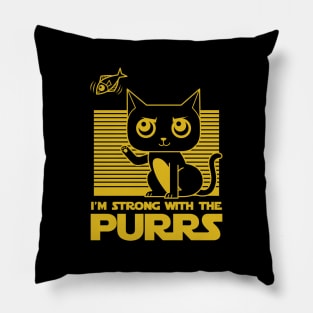 Cute Kawaii Funny Cat Funny Quote Meme Gift For Cat Lovers Pillow