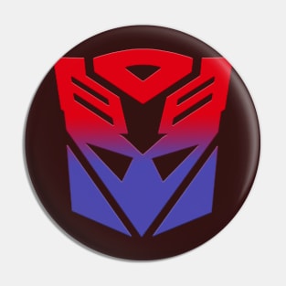 Autobot & Decepticon Symbol Fusion Pin