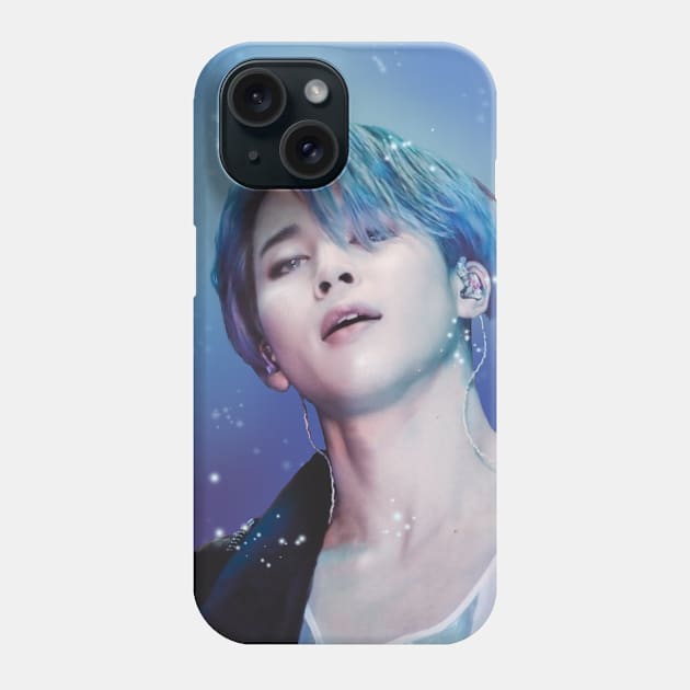 Bts Jiminie painting effect (fan dance) - BTS Army kpop gift BT21 Phone Case by Vane22april