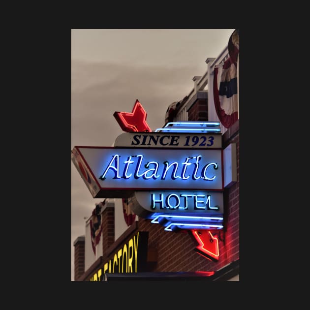 Atlantic Hotel Sign by searchlight