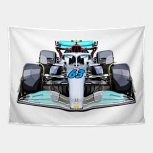 Car 63 Vector Art Tapestry