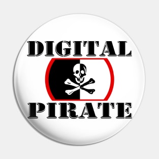 Digital Pirate - Programmer Coding Digital Marketeer Pin