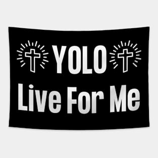 Yolo Jesus Tapestry