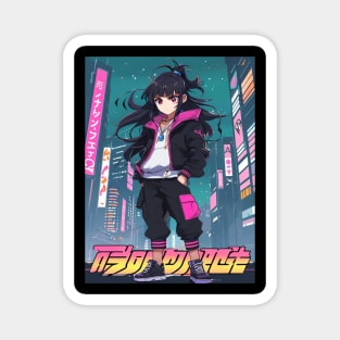 Dynamic Anime Vibes: A Journey of Color and Emotion Magnet