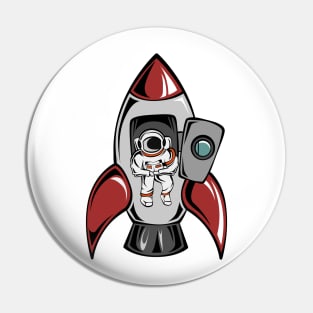 Lonely Astronaut Pin