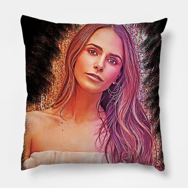 jordana brewster Pillow by nabila