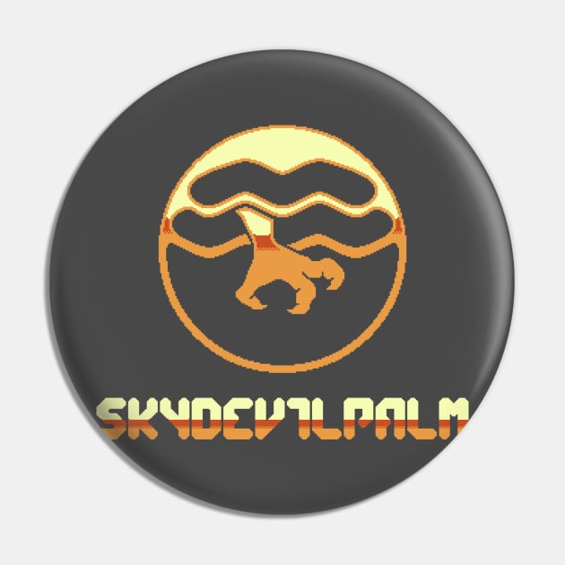 Skydevilpalm Emblem (Gold) Pin by Skydevilpalm