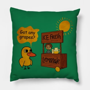 The DUCK SONG Got Any Grapes Vintage Pillow