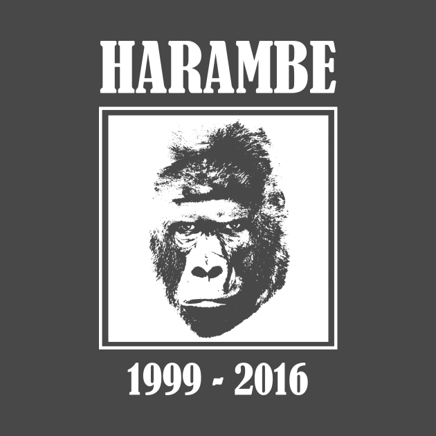 RIP HARAMBE 1999 2016 by chaucl