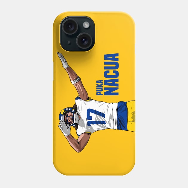 Puka Nacua Phone Case by origin illustrations