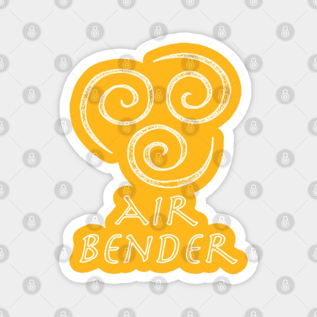 Air Bender Magnet by Nazonian