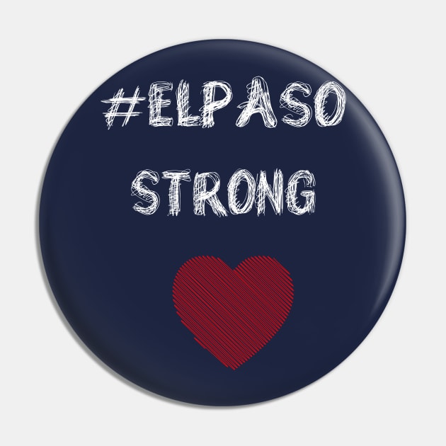 El Paso Strong heart T-Shirt Pin by key_ro