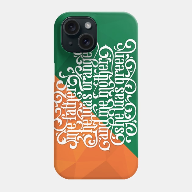 The Orange and the Green Phone Case by polliadesign