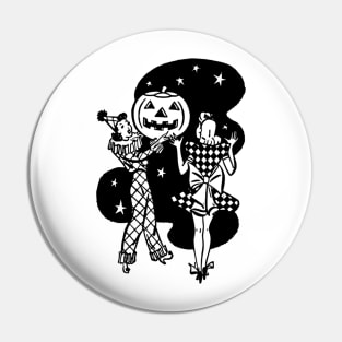 Halloween retro style Pin