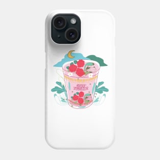 Nissin Ramen Cup Noodle Peony Flowers Pop Art Phone Case