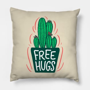 cactus free hugs Pillow