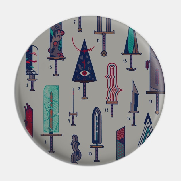 Swords Lost to History Pin by againstbound