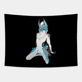 Sabotage Lynx Sitting Tapestry